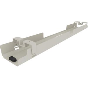 fm-Büromöbel Kabelwanne Move 2.0, silber, zum Anschrauben, aus Metall, 120 cm