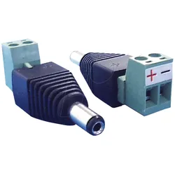 CAM DC-F - Hohlstecker Adapter mit Schraubklemmen