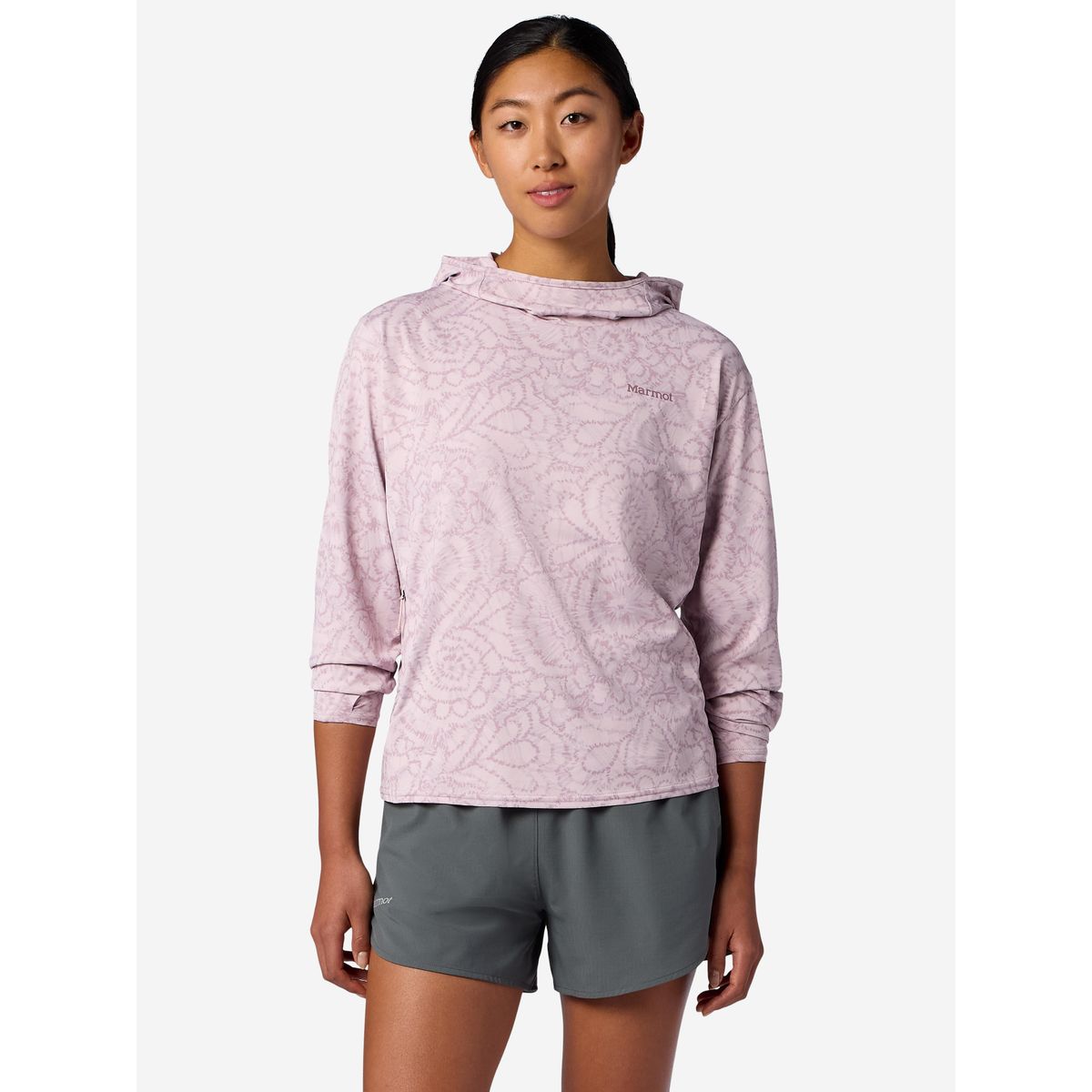 Marmot Wm's Airexchange UPF 50 Hoody dust twirl (42527) L M16057-42527-L