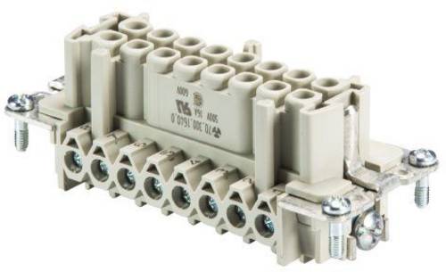 Wieland Electric 70.300.1640.0 Buchseneinsatz BAS Gesamtpolzahl 16 + PE 1St.