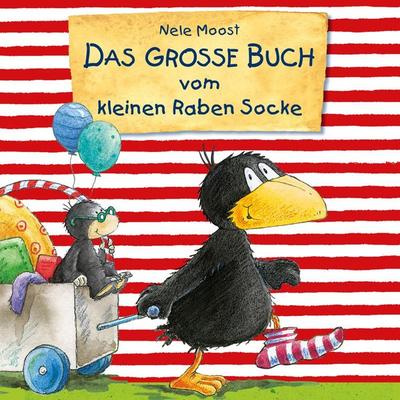 Der kleine Rabe Socke - Lesungen: Das große Buch vom kleinen Raben Socke - Nele Moost, Audio, 9783844923728