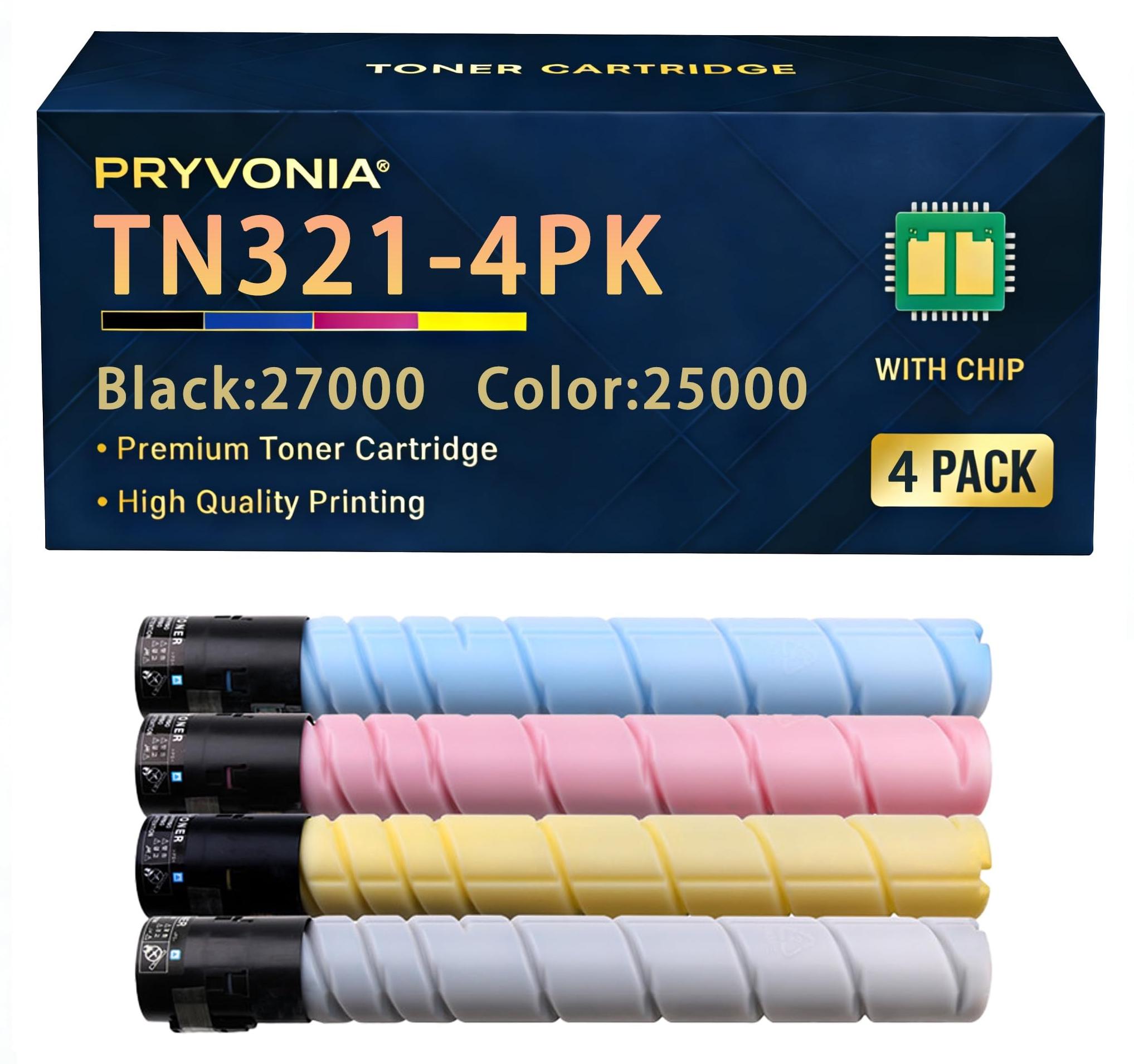 Tonerkartuschen TN321 Multipack für Konica Minolta bizhub (4er-Pack)