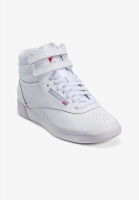 Women's Freestyle Hi High Top Sneaker by Reebok in White (Size 11 M)