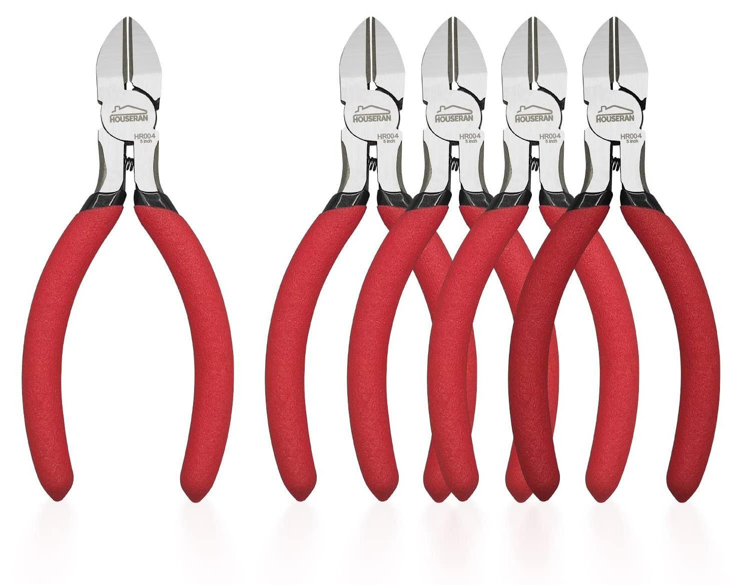 Selius Set van 5 Diagonale Draadsnijders van 5 Inch voor Ambachten en Sieraden Maken
