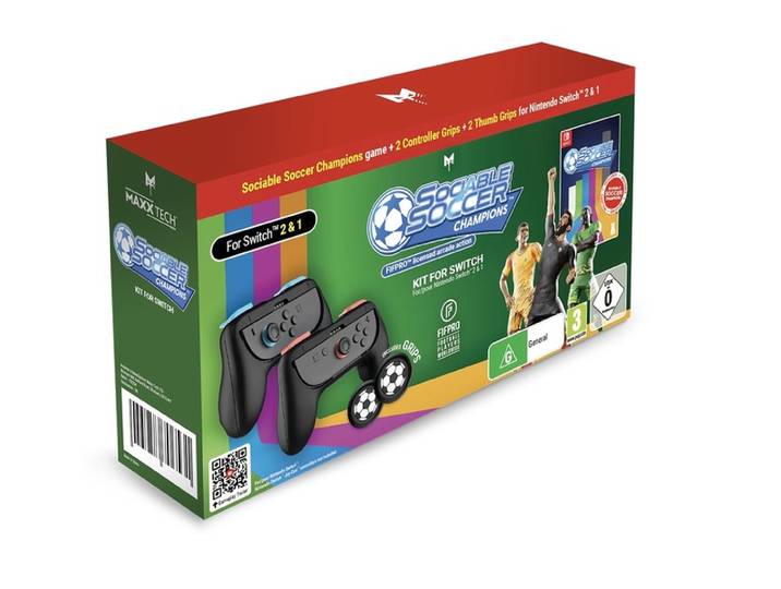 Sociable Soccer Champions Kit for Switch 1 & 2 + Grips Ballon (NINTENDO SWITCH 2)
