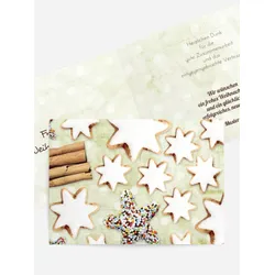 Weihnachtsgrußkarten geschäftlich selbst gestalten mit Spruch und Fotos im Onlinedesigner bei Meine-Kartenmanufaktur.de