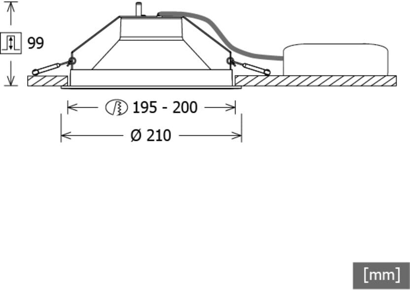 LTS Licht & Leuchten LED-Downlight 101.840 840 weiß (667818)