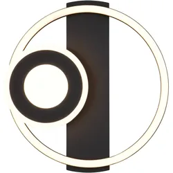 Reality, Deckenleuchte, LED-Deckenleuchte HORUS, R63671132, 22W, 2500lm, 3000K, schwarz (2500 lm)