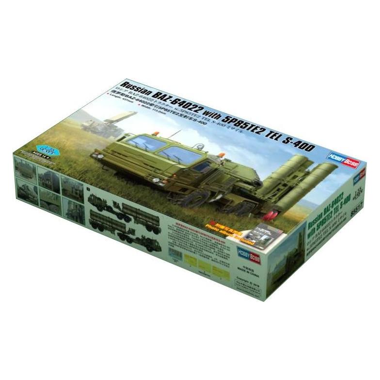 Hobby Boss Russian BAZ-64022 with 5P85TE2 TEL S-400 (85517)