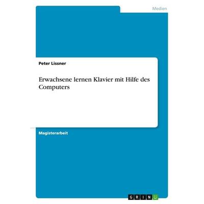 Erwachsene lernen Klavier mit Hilfe des Computers -