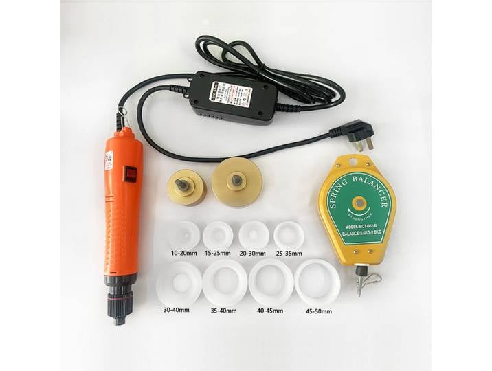 Machine de scellage de bouteilles à couple élevé, scelleuse électrique portative pour bouteilles et équipement d'emballage, machine de capsulage