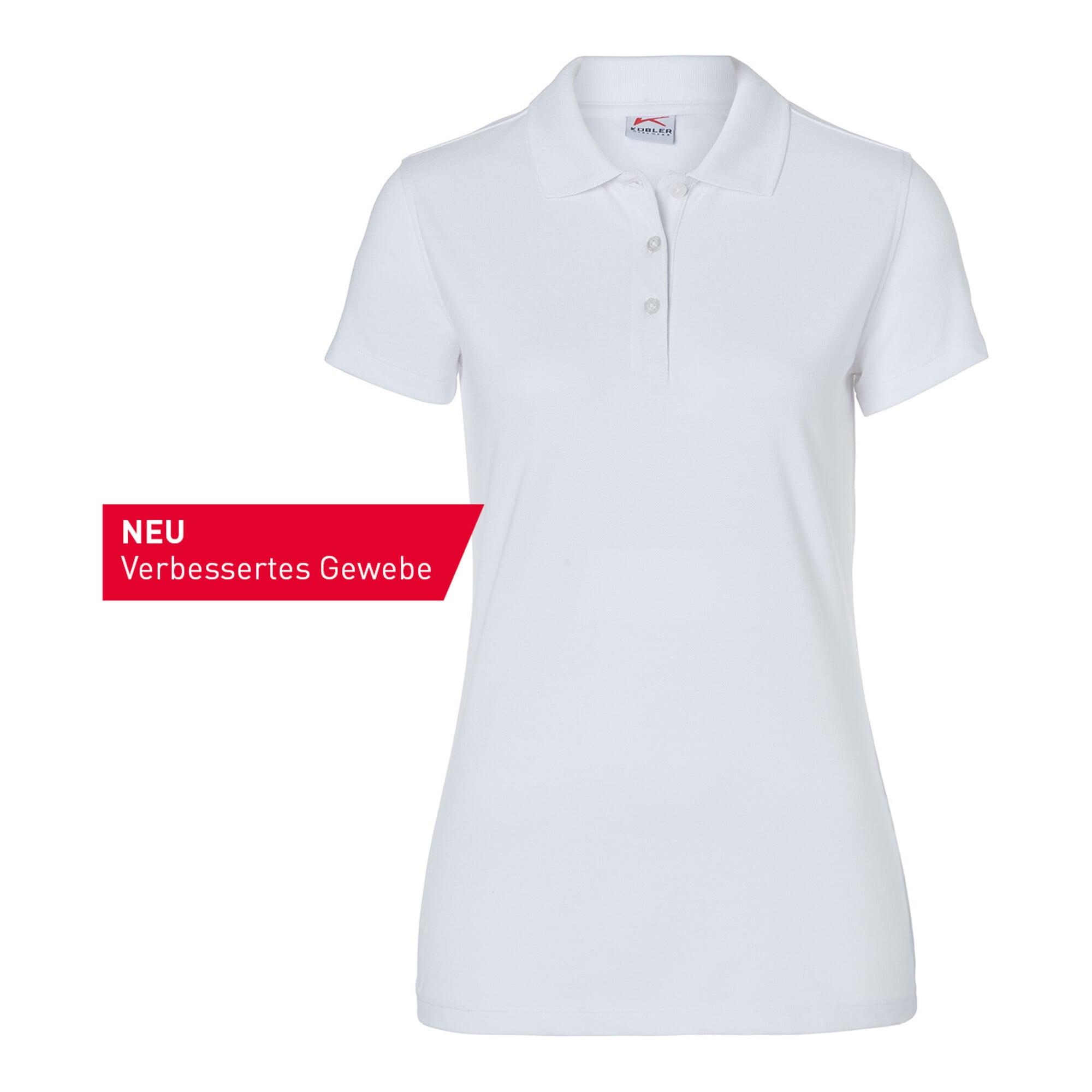 Kübler Polo Damen SHIRTS weiß Form 5026 Größe L ; Kübler Workwear (5026 6300-10-L)