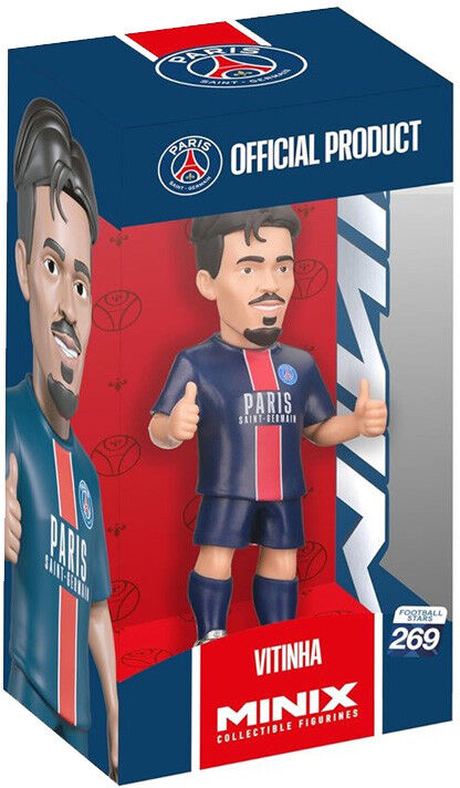 Figurine Minix Football Stars 12 cm 269 : PSG, Vitinha