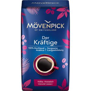 Mövenpick Kaffee Der Kräftige, gemahlener Kaffee, 100% Arabica, 500 g