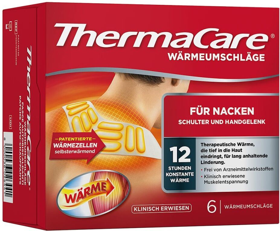 ThermaCare Wärmeumschläge für Nacken, Schulter und Handgelenk