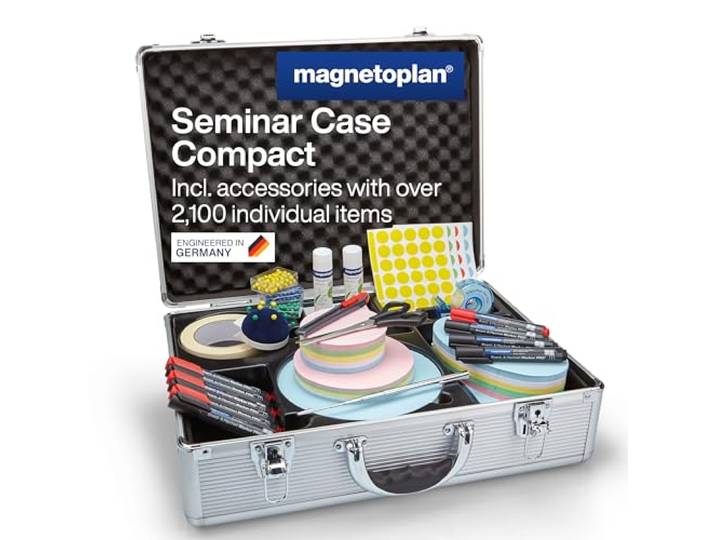 magnetoplan Moderatiekoffer compact Incl. 2100 delen HxBxD