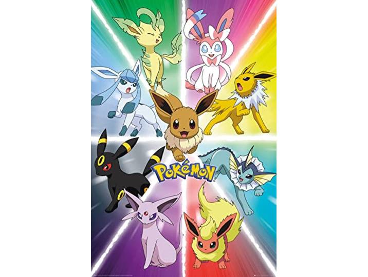Pokemon Eevee Evolution Maxi Poster 61 x 91,5 cm