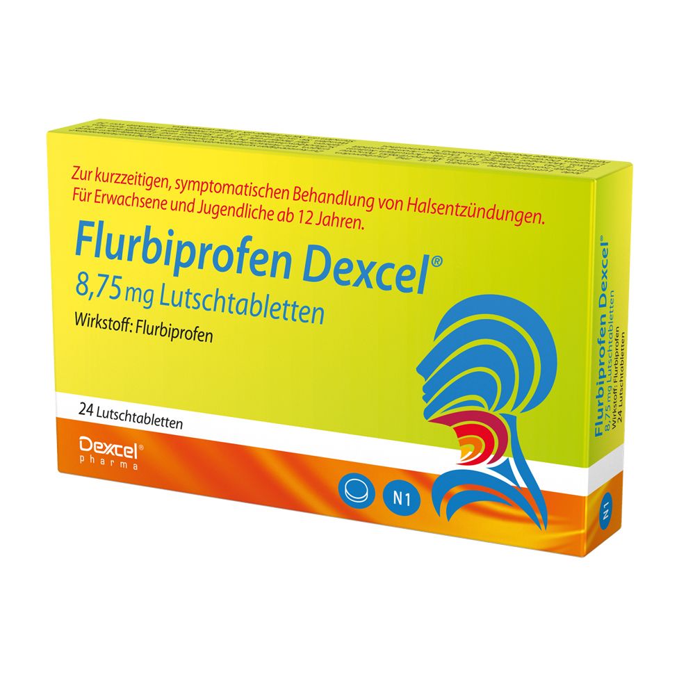 Flurbiprofen Dexcel 8,75 mg Lutschtabletten 24 St