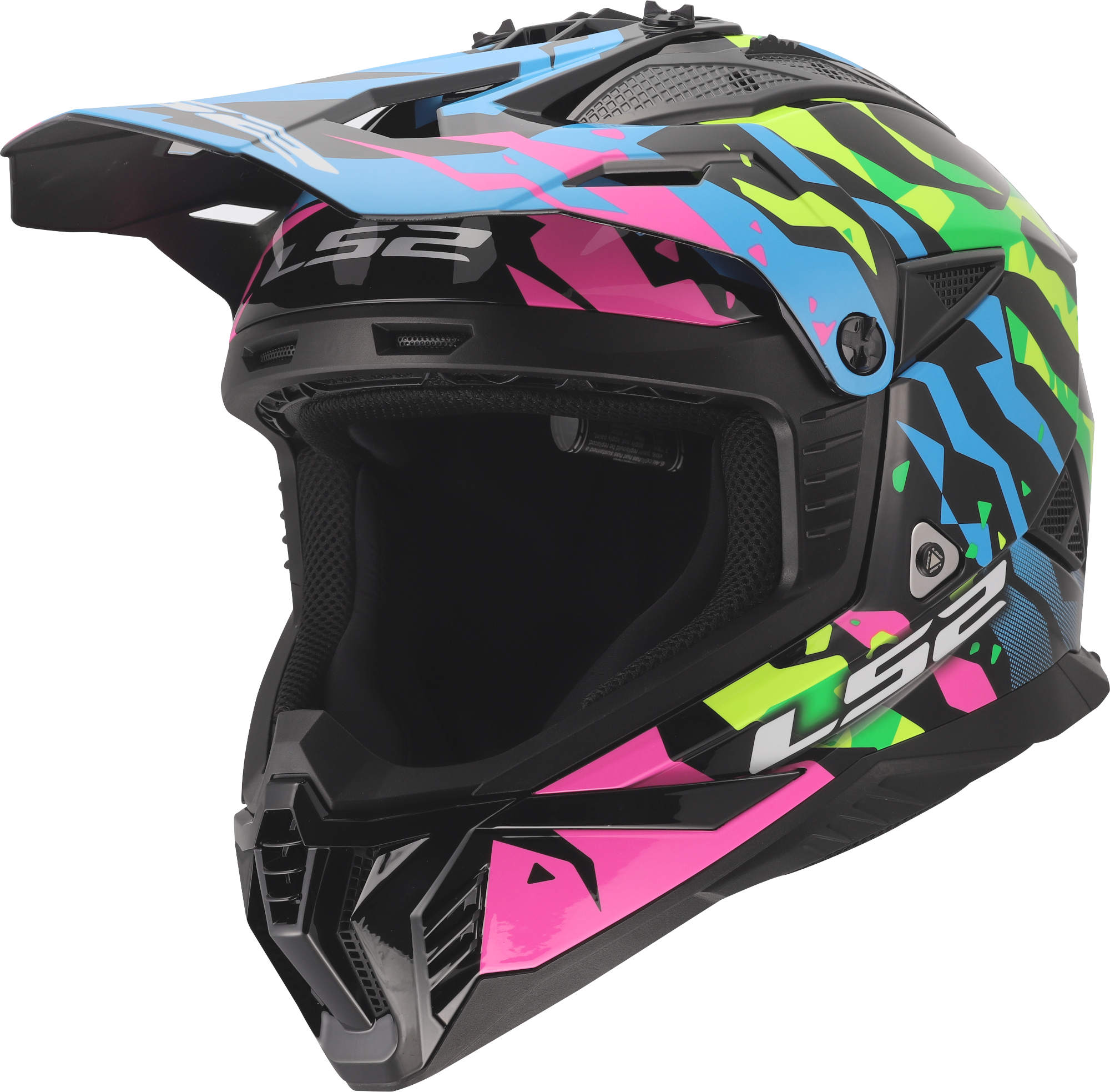 LS2 MX708 Fast II Grotesk Motocross Helm 467082354L