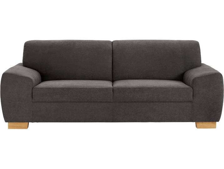 2,5-Sitzer DOMO COLLECTION Incanto kubische Formensprache, Breite 220cm, bequem, flache Armlehnen , braun (espresso), B:220cm H:81cm T:89cm, Sofas
