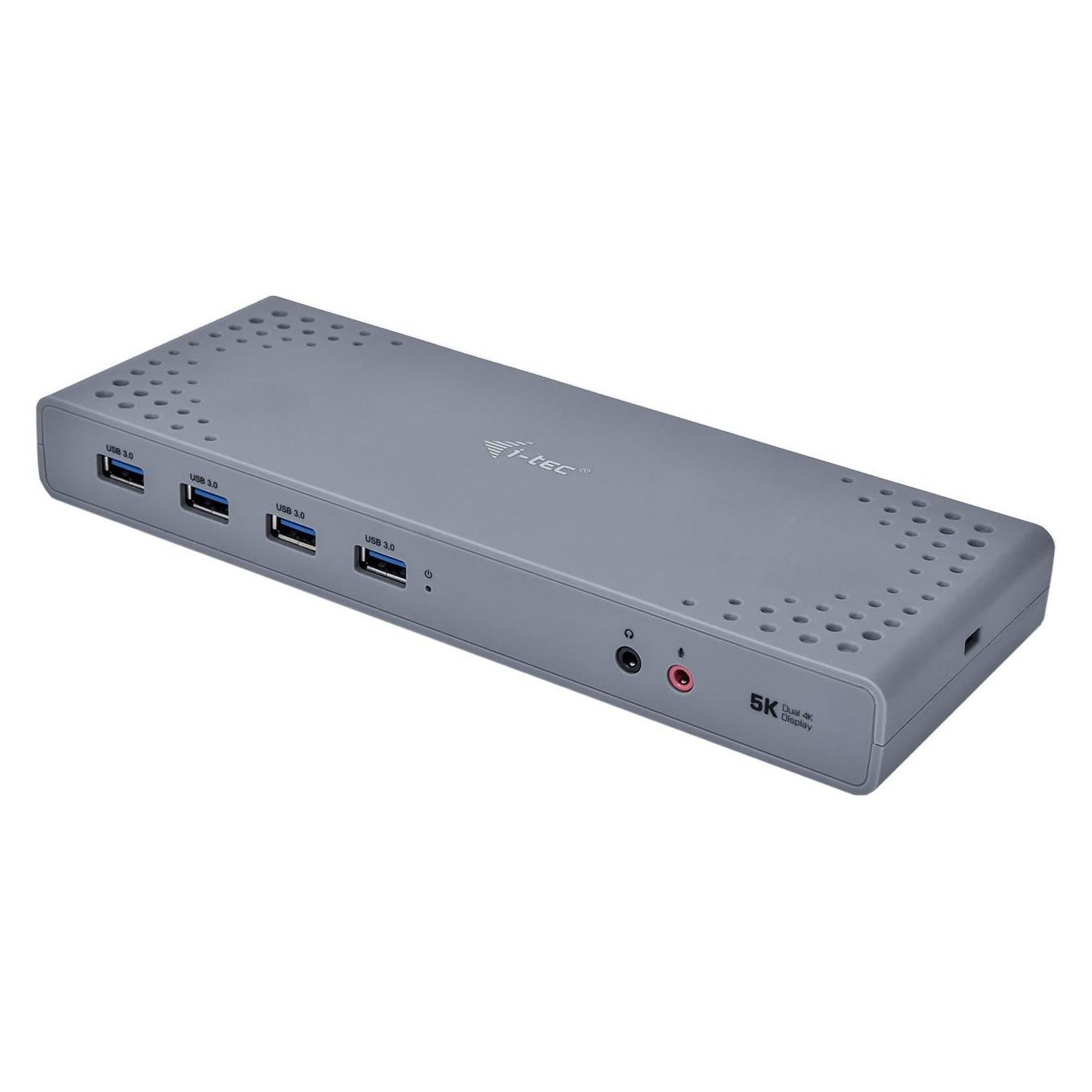 i-tec USB 3.0 / USB-C Dual 4K Dock (USB-C, 7 Ports) (CADUAL4KDOCK)