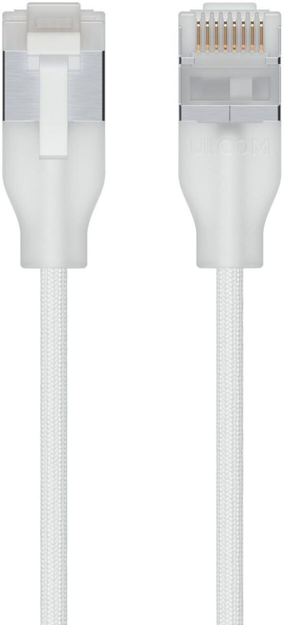 Ubiquiti UniFi Etherlighting Patch Cable Cat6a Shielded White - 2m