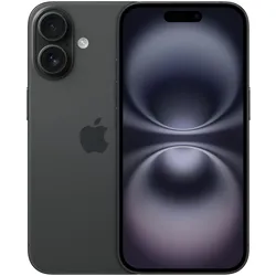 Apple iPhone 16 (512 GB, Black, 6.10", SIM + eSIM, 5G), Smartphone, Schwarz