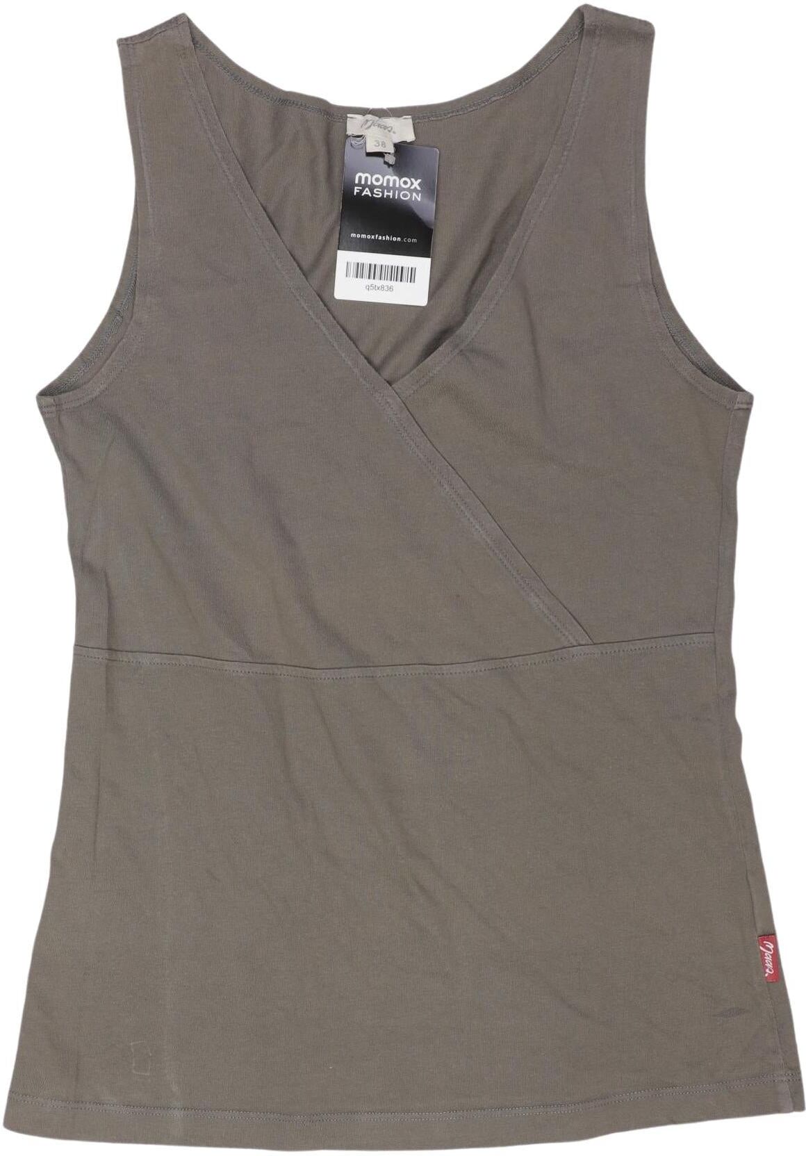 Maas Damen Top, Grau, Gr. EU 38, Baumwolle - Second Hand