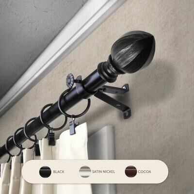 InStyleDesign Sienna Adjustable Curtain Rod