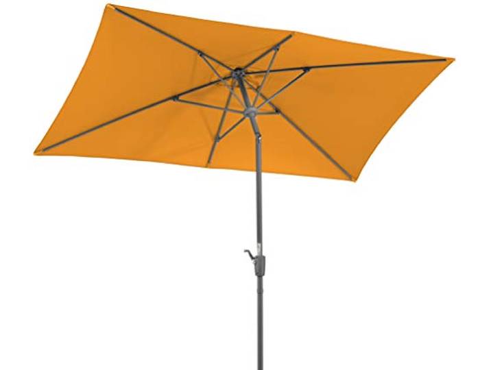 Schneider Sonnenschirm Tunis, rechteckig, mandarine, 270 x 150 cm, Stahl