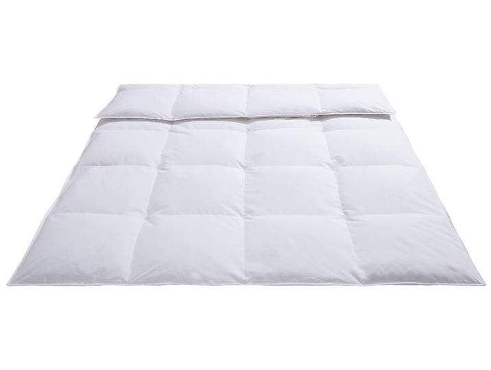 Daunenbettdecke OTTO HOME Jannika , weiß, B:155cm L:220cm, Bezug: 100% Baumwolle. Füllung: 80% Daunen, 20% Entenfeder, Bettdecken, Daunenbettdecke, plastikfreie Verpackung
