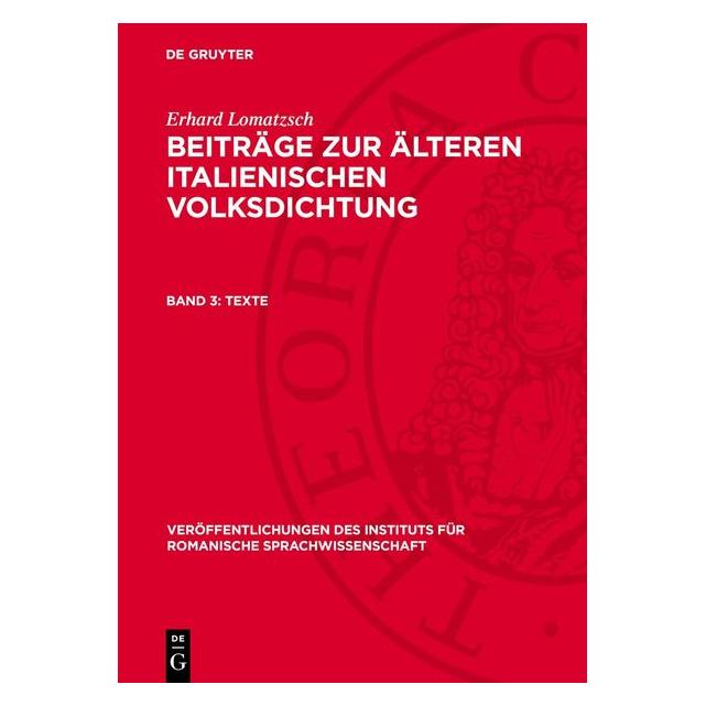 De Gruyter Texte (Deutsch, Hardcover, Erhard Lomatzsch) (67795660)
