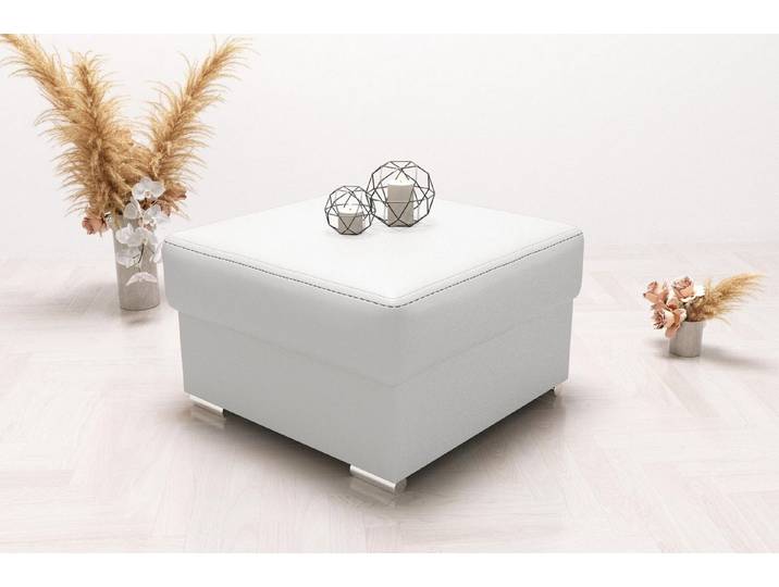 Xlmoebel Hocker Polsterhocker Pufa in verschiedenen Farben, vielseitig einsetzbar (1 St., Hocker), Hergestellt in Europa