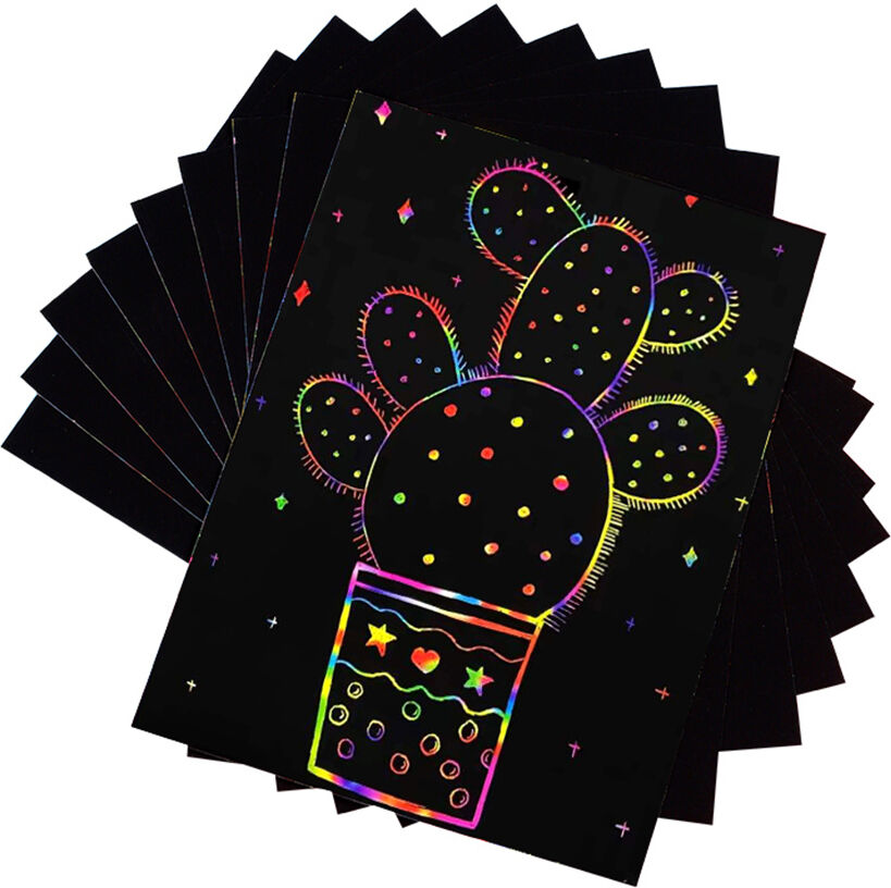 TwoTrees A4 colorful scratch paper (10 pieces)