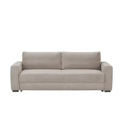 Querschläfer mit Schlaffunktion Lindsey , braun , Maße (cm): B: 244 H: 92 T: 114.0