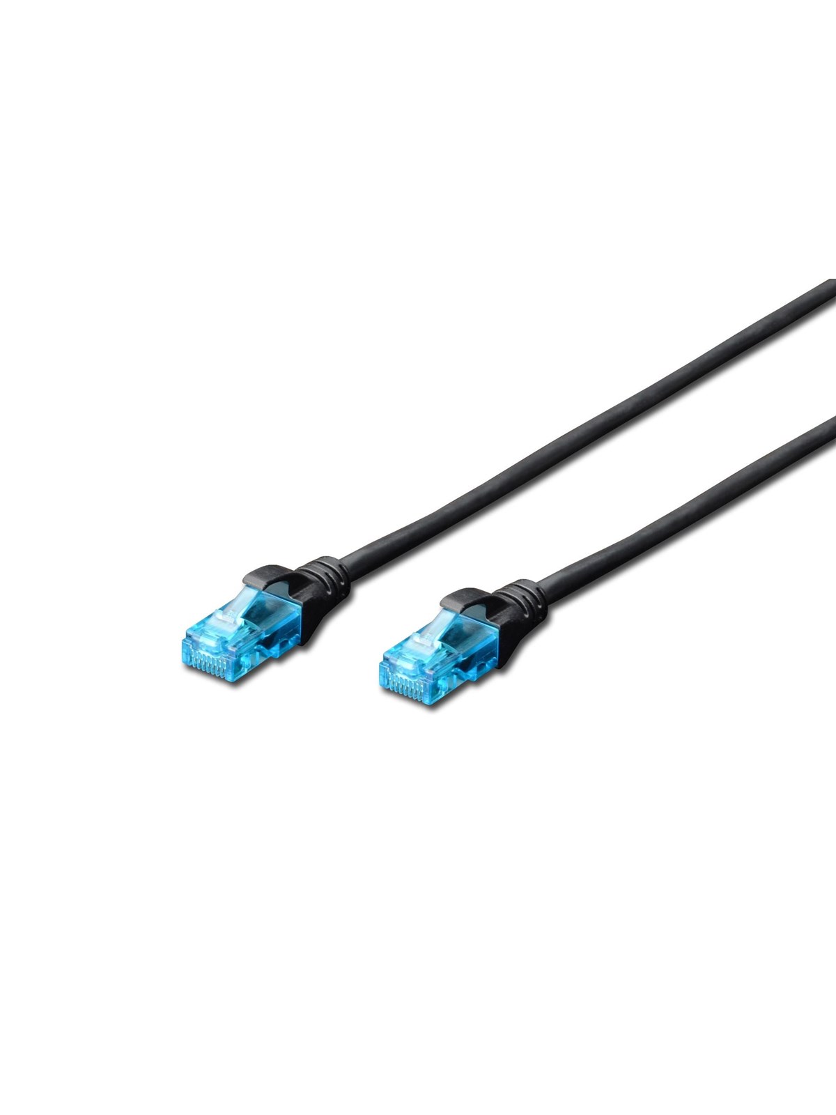 DIGITUS CAT 5e U-UTP Patch Cord - 5m - Schwarz - 5m