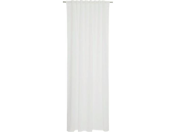 Schöner Wohnen 70361-001-130-250 Schal mit verdeckten Schlaufen, 100 Prozent Polyester, Weiß, 250 x 130 cm