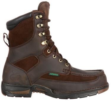 "Georgia Boot Athens 8"" Soft Toe - Mens 10 Brown Boot W"