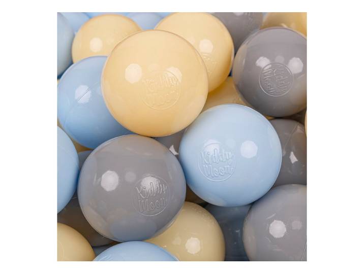 KiddyMoon Bällebad-Bälle ZK7 (Baby Plastikbälle Spielbälle, 700-St), Made in Europe