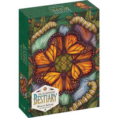 The Illustrated Bestiary Puzzle: Monarch Butterfly (750 Pieces)