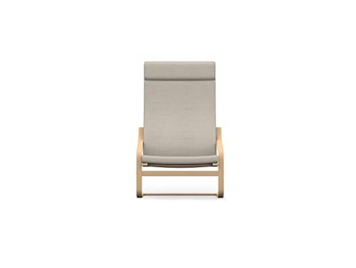 comfortly Housse de chaise de rechange fabriquée à la main pour fauteuil Poang – Housses uniquement (mélanges de cendres\, beige)