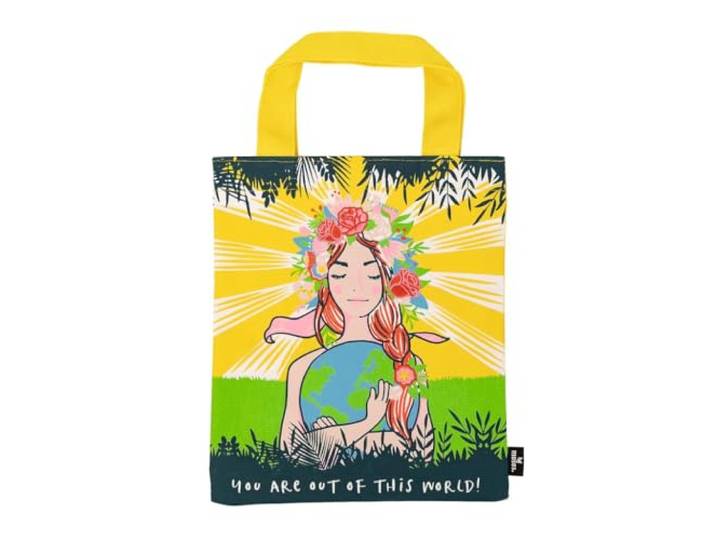 moses. Basically it's Magic Boekentas Flowers, kleine draagtas van 100% katoen, geschenkverpakking voor boek, mooi cadeau voor lezers en boekenfans, bescherming voor boeken