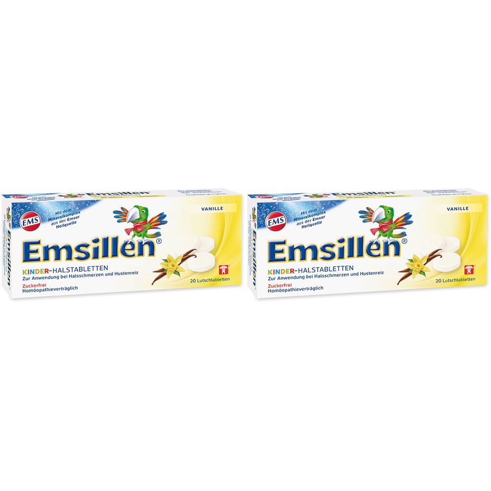 Emsillen Kinder Hals Vanil x2 2x20 St Lutschtabletten