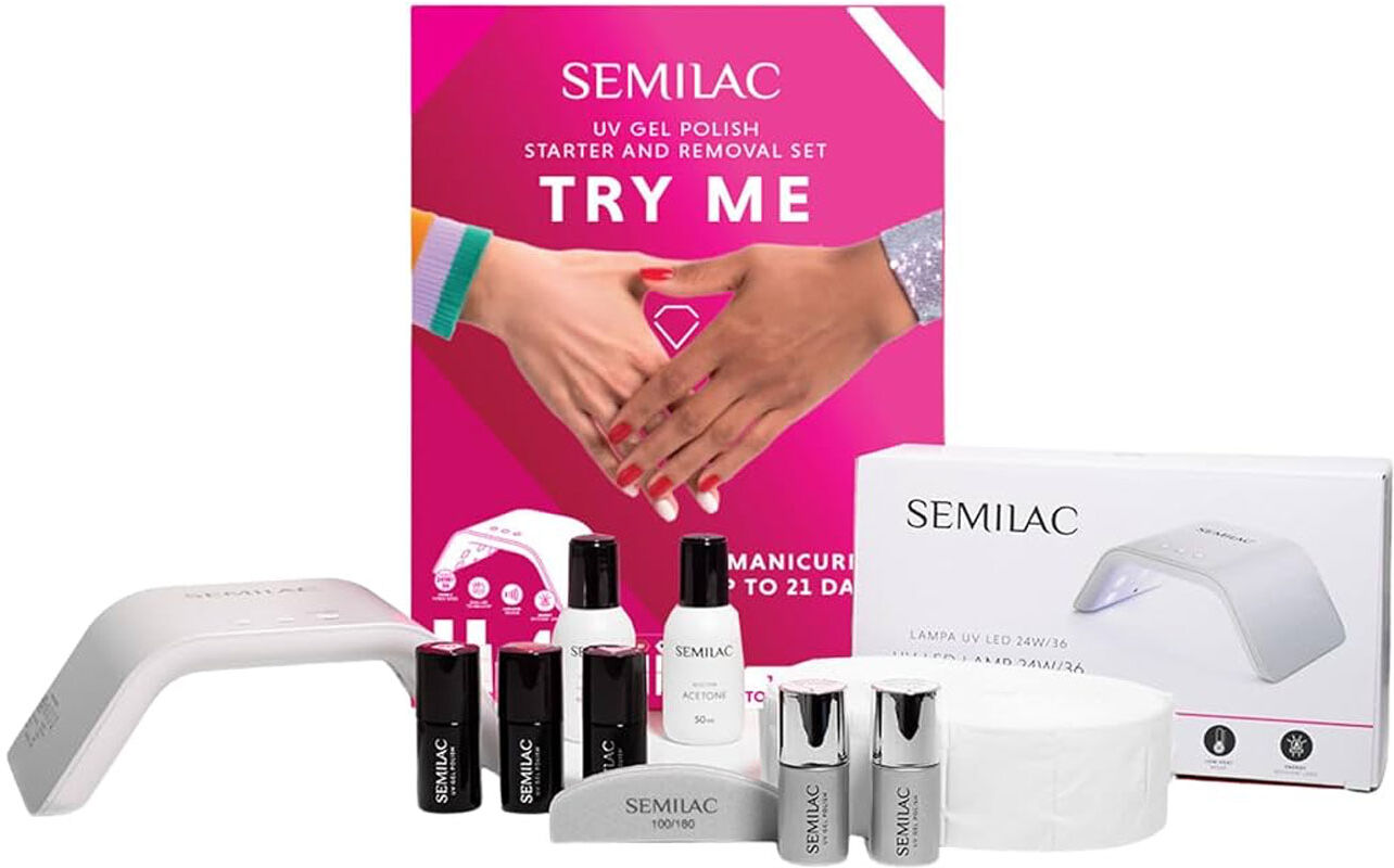 SEMILAC UV Gel Polish Try Me Gift Set
