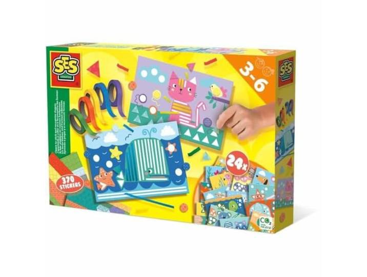 SES Creative 14632 I Learn to Stick and Recognize Shapes