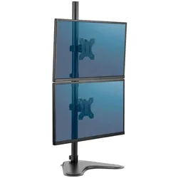 Fellowes Professional Series Doppel Monitorarm (Tisch, 32", 16 kg), Monitor Halterung, Schwarz