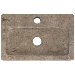 Helloshop26 - Waschbecken Aufsatzwaschbecken WC-Waschbecken Handwaschbecken für Badezimmer Waschbecken für den Innenbereich 38 x 24 02_0002832