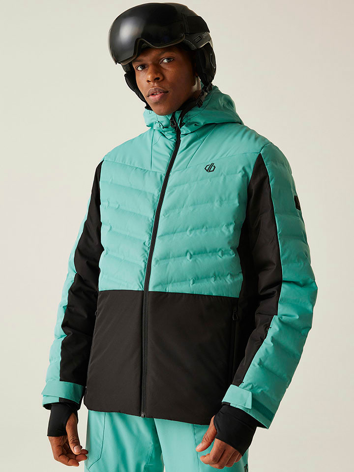 Dare 2b Ski-/ Snowboardjacke "Ollie III" in Türkis/ Schwarz - 3XL