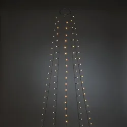 6484-810 LED Baummantel mit Ring 5 Stränge