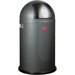 Wesco Pushboy Junior 22L, Abfalleimer, Grau